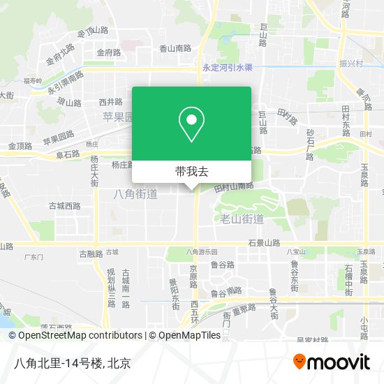 八角北里-14号楼地图