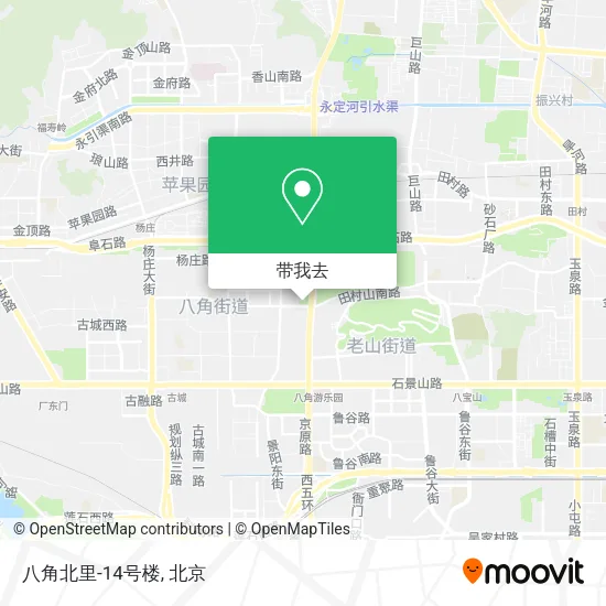 八角北里-14号楼地图