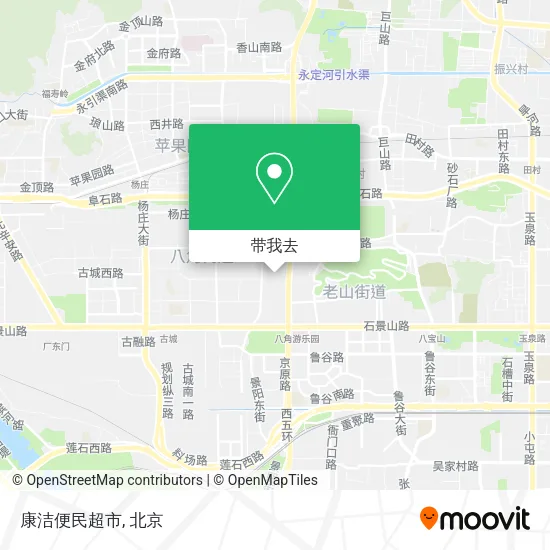 康洁便民超市地图