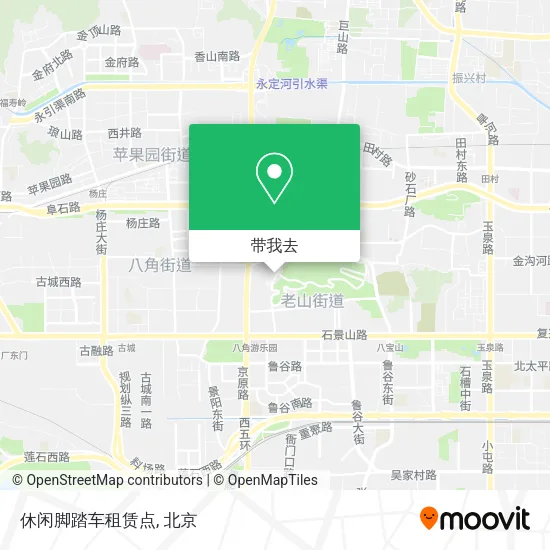 休闲脚踏车租赁点地图