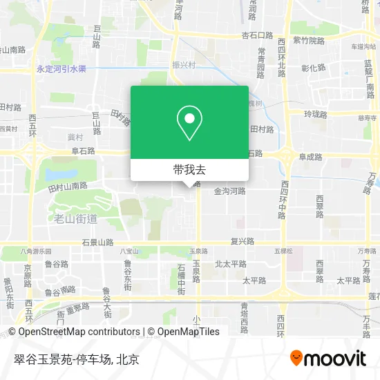 翠谷玉景苑-停车场地图