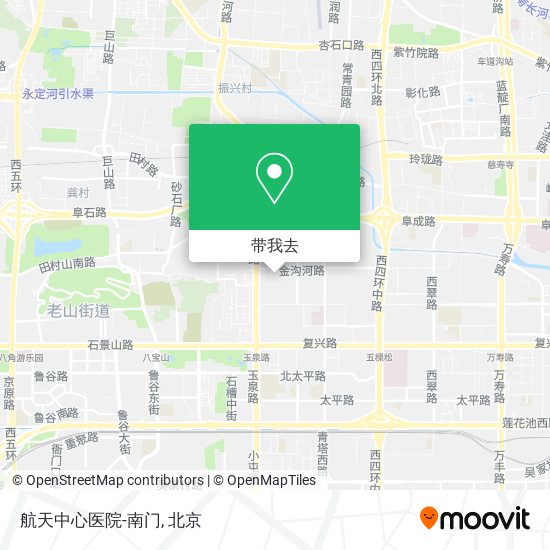 航天中心医院-南门地图