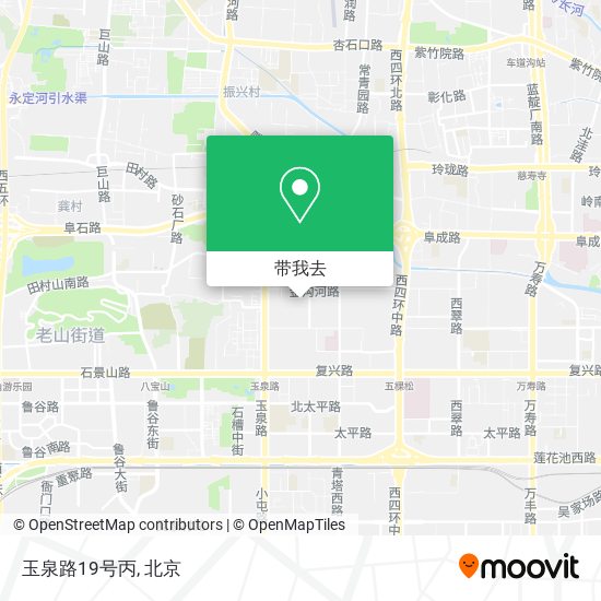 玉泉路19号丙地图
