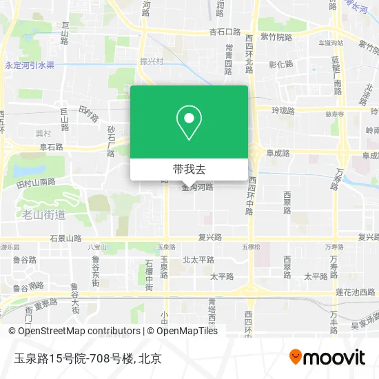 玉泉路15号院-708号楼地图