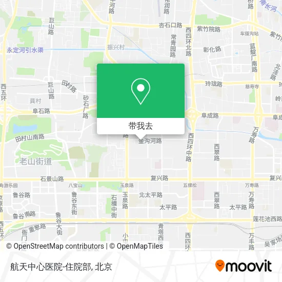 航天中心医院-住院部地图