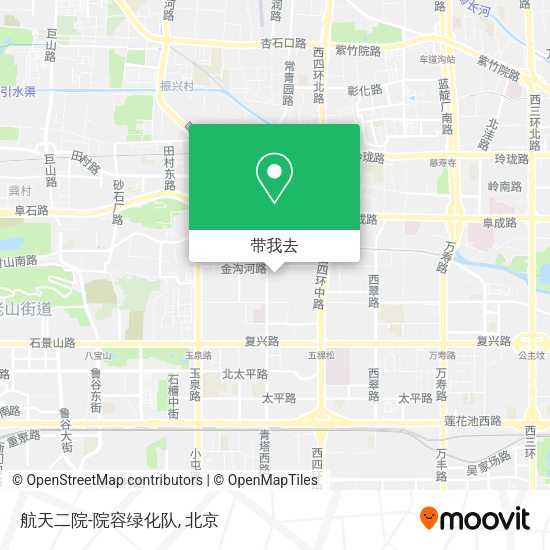 航天二院-院容绿化队地图