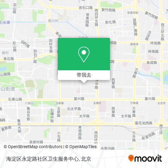 海淀区永定路社区卫生服务中心地图