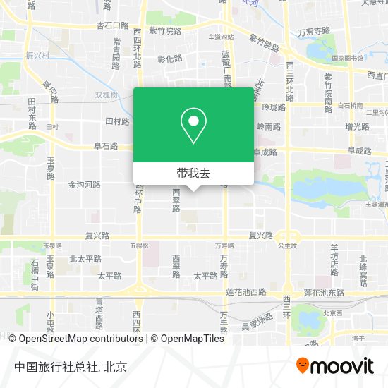 中国旅行社总社地图