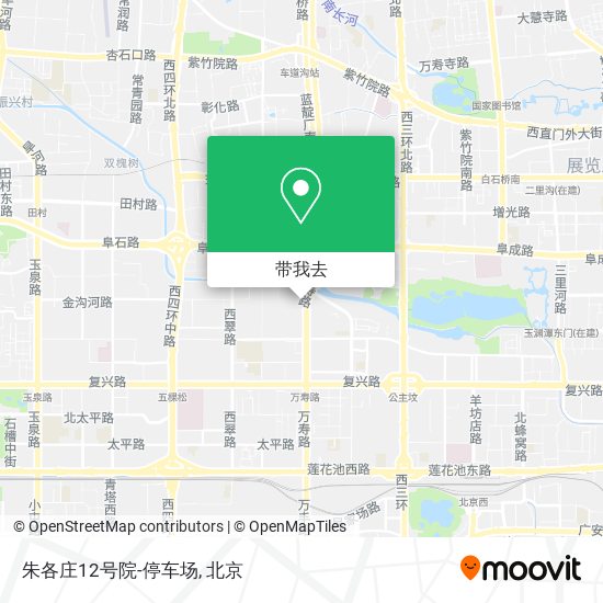 朱各庄12号院-停车场地图