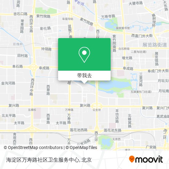 海淀区万寿路社区卫生服务中心地图