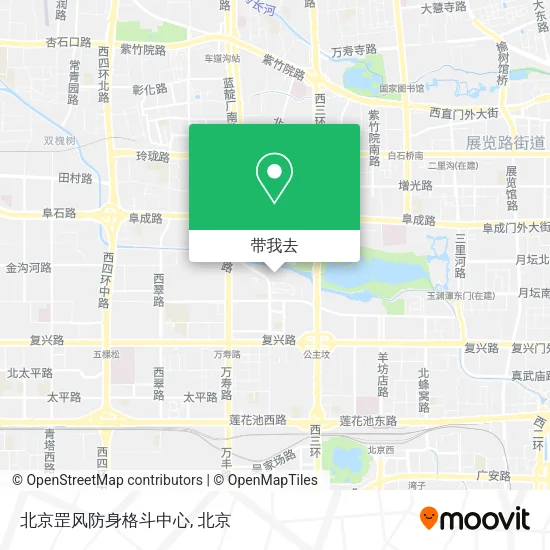 北京罡风防身格斗中心地图