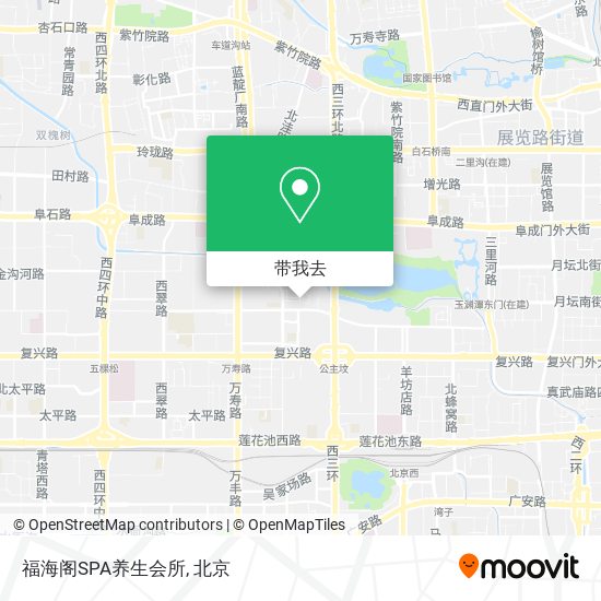 福海阁SPA养生会所地图