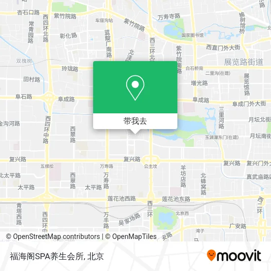 福海阁SPA养生会所地图