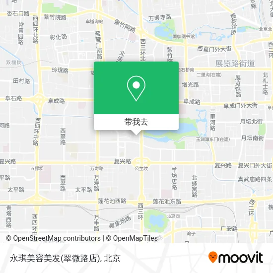 永琪美容美发(翠微路店)地图