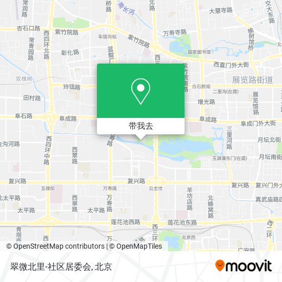 翠微北里-社区居委会地图