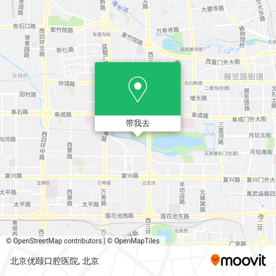 北京优颐口腔医院地图