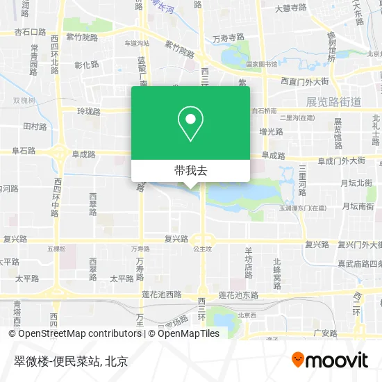 翠微楼-便民菜站地图