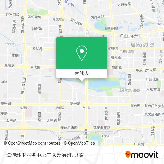 海淀环卫服务中心二队新兴班地图