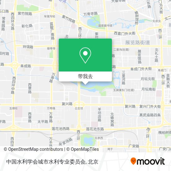 中国水利学会城市水利专业委员会地图