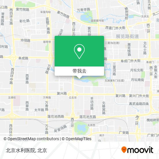 北京水利医院地图