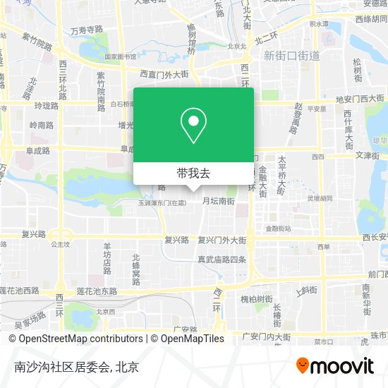 南沙沟社区居委会地图