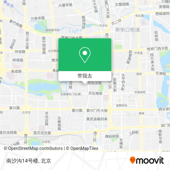 南沙沟14号楼地图