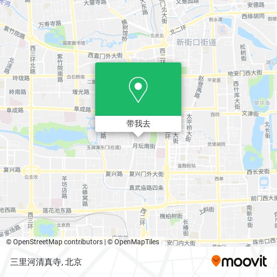 三里河清真寺地图