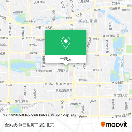金凤成祥(三里河二店)地图