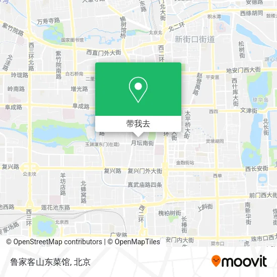 鲁家客山东菜馆地图
