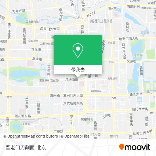 晋老门刀削面地图