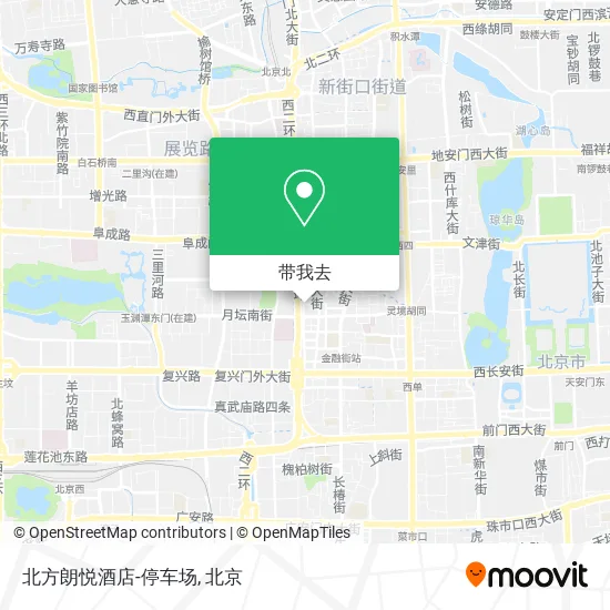 北方朗悦酒店-停车场地图