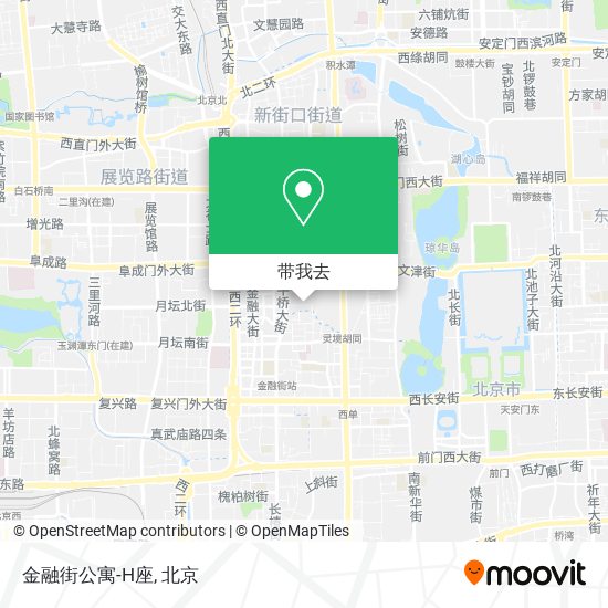 金融街公寓-H座地图