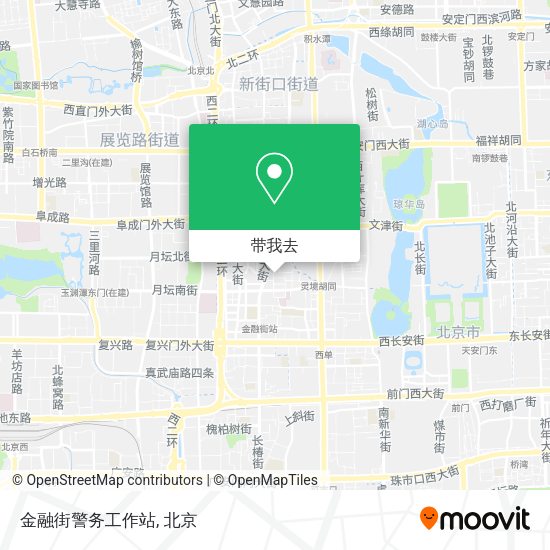 金融街警务工作站地图