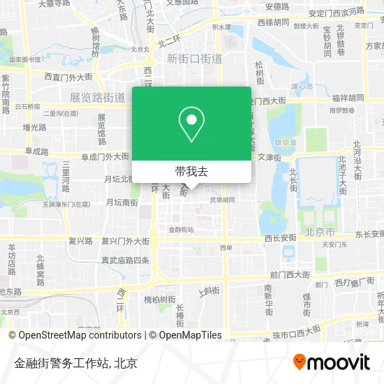 金融街警务工作站地图