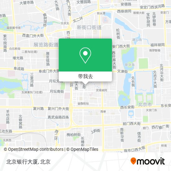 北京银行大厦地图