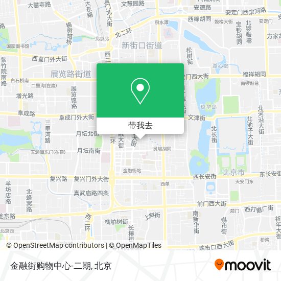 金融街购物中心-二期地图