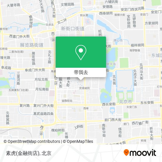 素虎(金融街店)地图