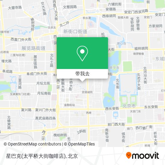 星巴克(太平桥大街咖啡店)地图