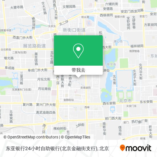 东亚银行24小时自助银行(北京金融街支行)地图