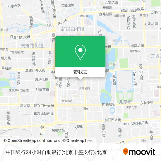 中国银行24小时自助银行(北京丰盛支行)地图