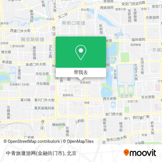 中青旅遨游网(金融街门市)地图