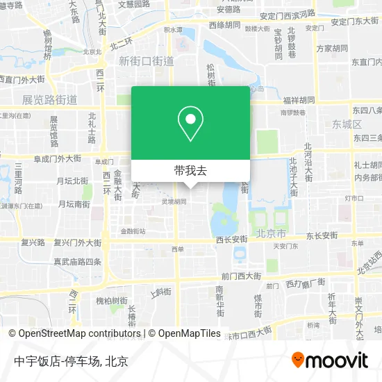 中宇饭店-停车场地图