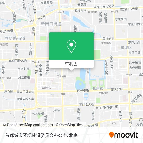首都城市环境建设委员会办公室地图