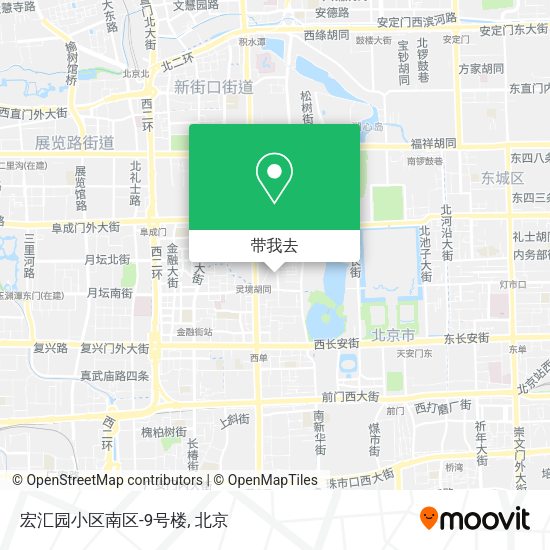 宏汇园小区南区-9号楼地图