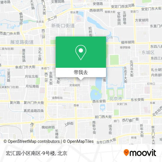 宏汇园小区南区-9号楼地图