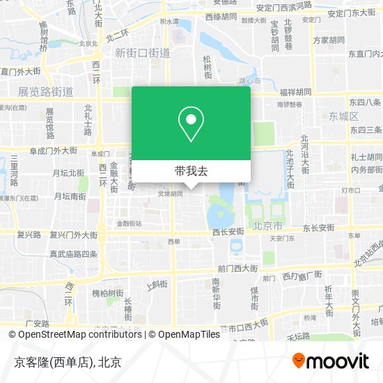 京客隆(西单店)地图