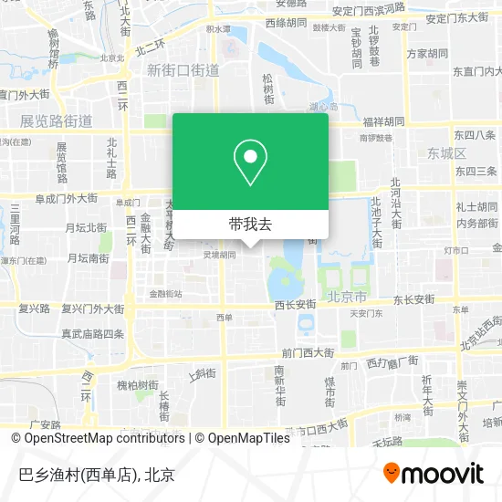 巴乡渔村(西单店)地图