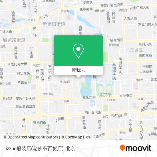 izzue服装店(老佛爷百货店)地图