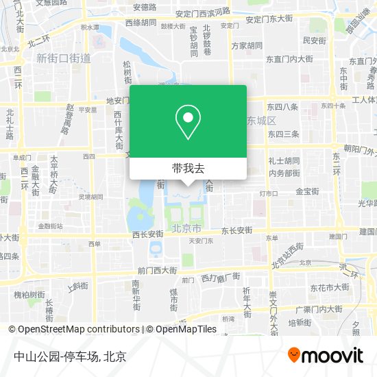 中山公园-停车场地图