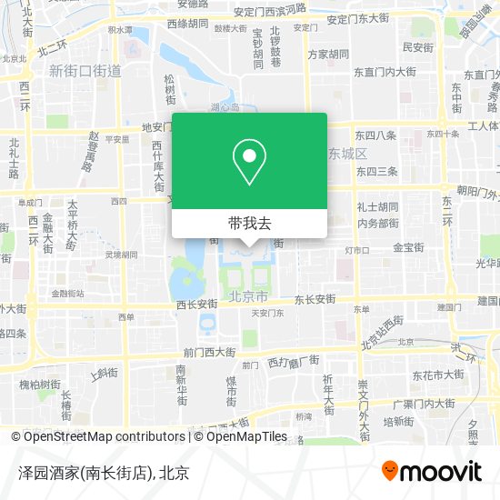 泽园酒家(南长街店)地图